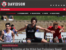 Tablet Screenshot of davidsonwildcats.com